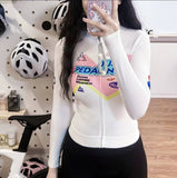 24新款男女同款骑行服骑行长袖透气春秋季公路车防晒速干上衣10005